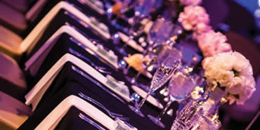 Corporate event setup