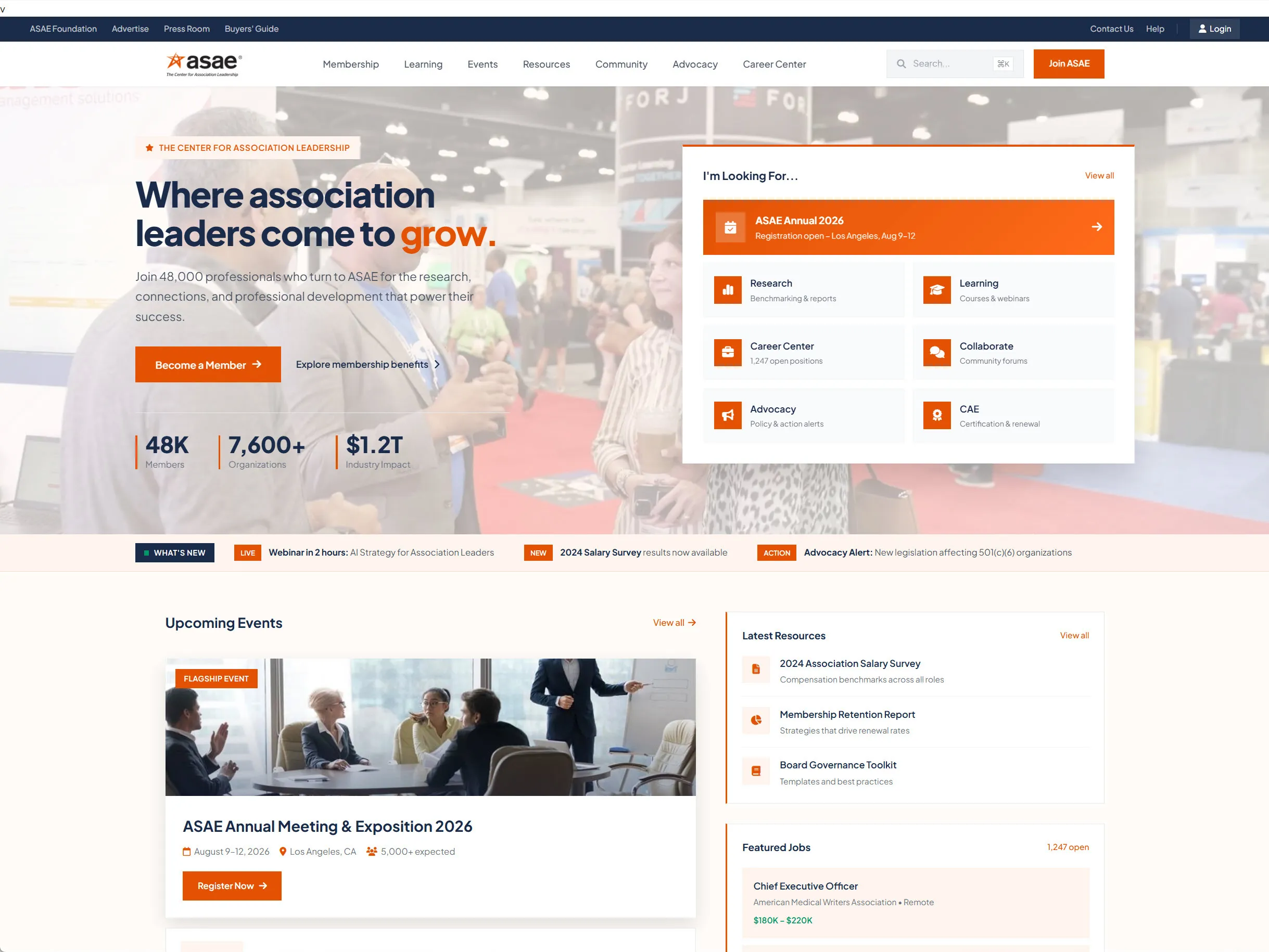 ASAE: The Center for Association Leadership - Concept Preview