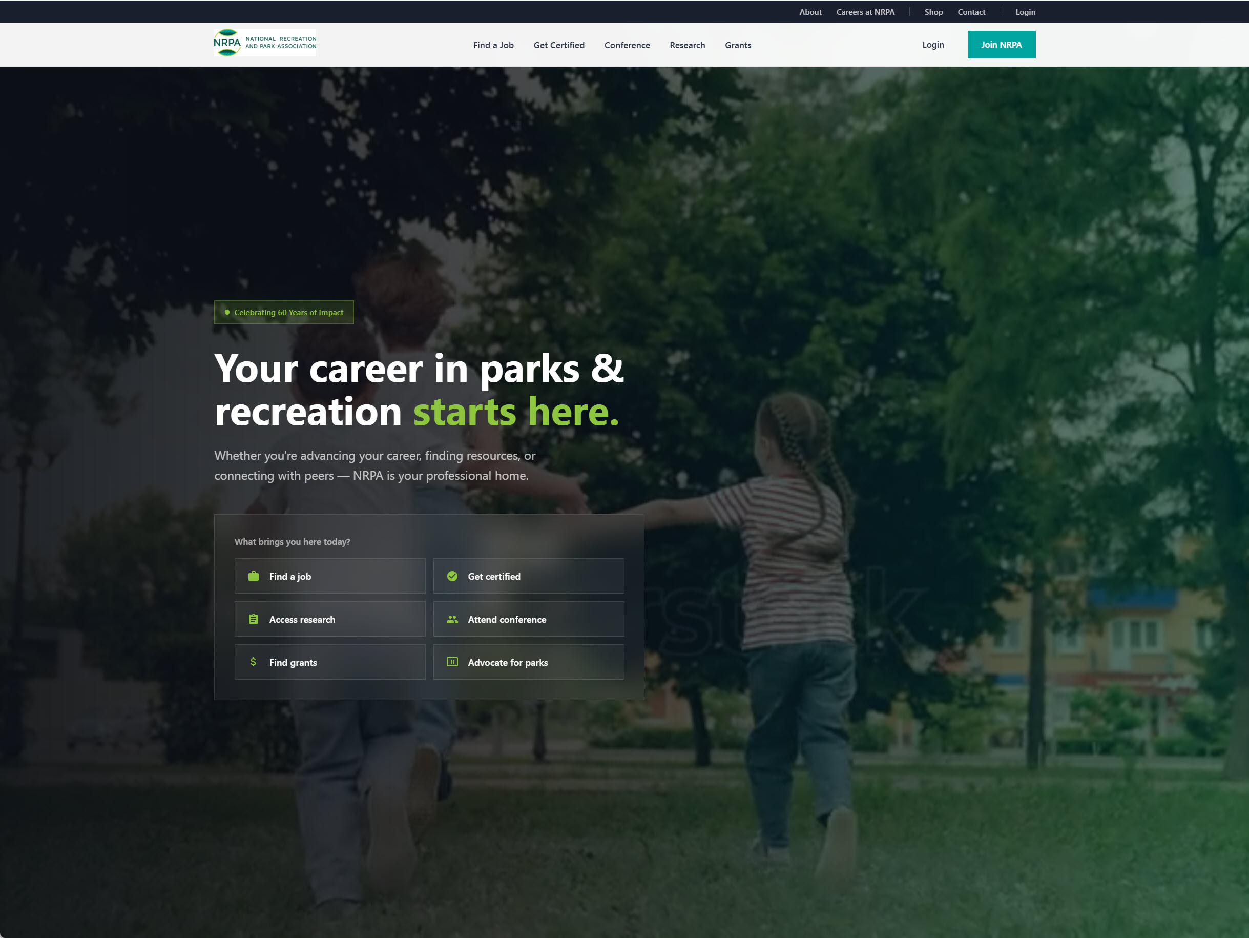 NRPA: National Recreation and Park Association - Concept Preview